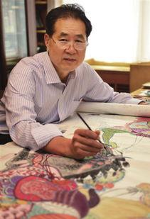 宫春虎画马视频,挥毫泼墨间，马儿奔腾如生